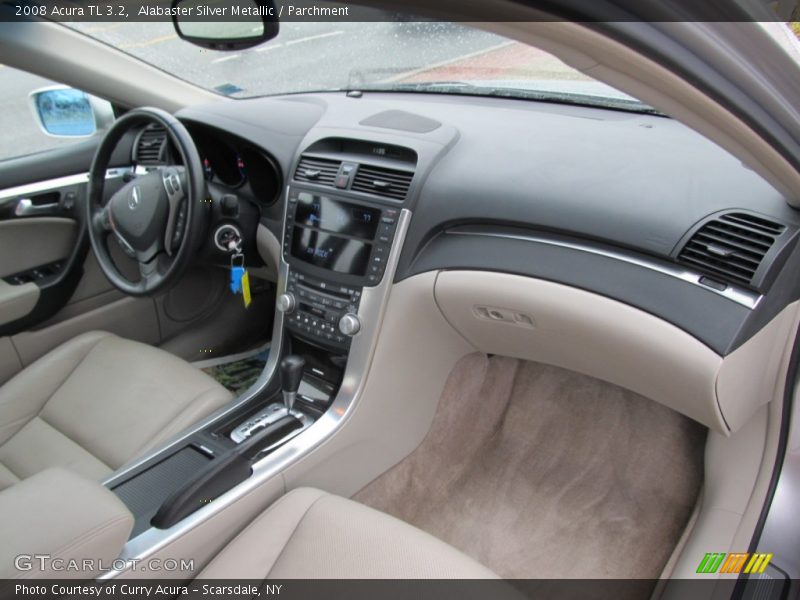 Alabaster Silver Metallic / Parchment 2008 Acura TL 3.2