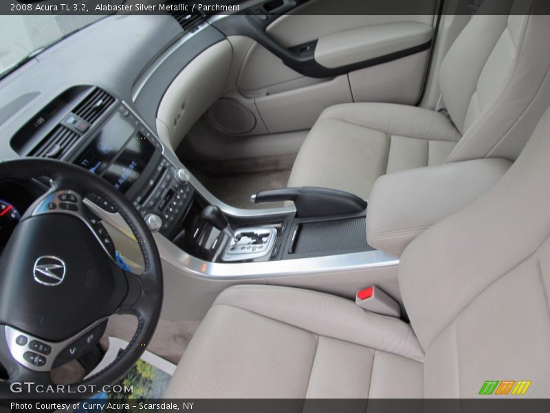 Alabaster Silver Metallic / Parchment 2008 Acura TL 3.2