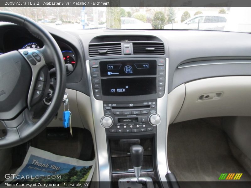 Alabaster Silver Metallic / Parchment 2008 Acura TL 3.2