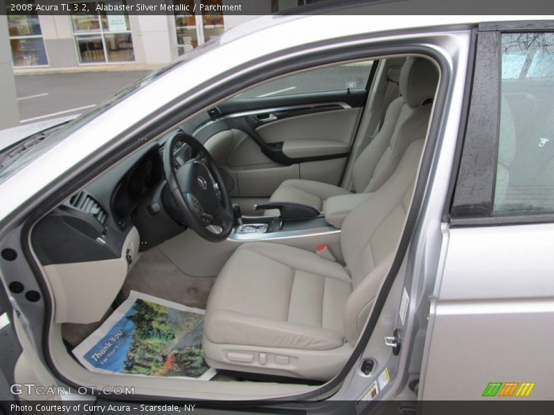 Alabaster Silver Metallic / Parchment 2008 Acura TL 3.2