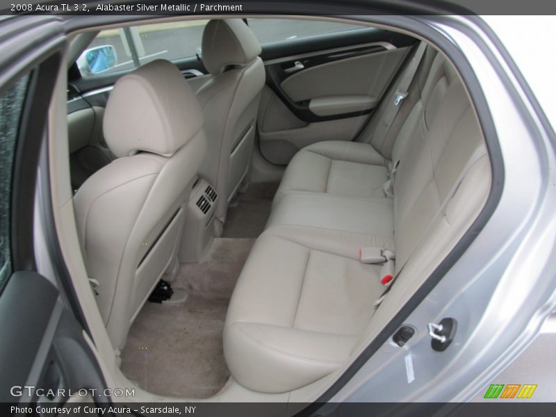 Alabaster Silver Metallic / Parchment 2008 Acura TL 3.2