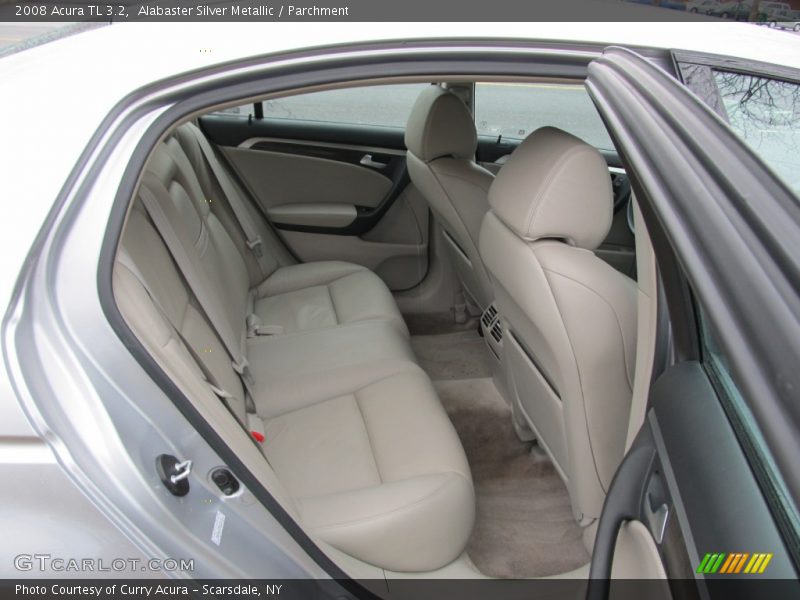 Alabaster Silver Metallic / Parchment 2008 Acura TL 3.2