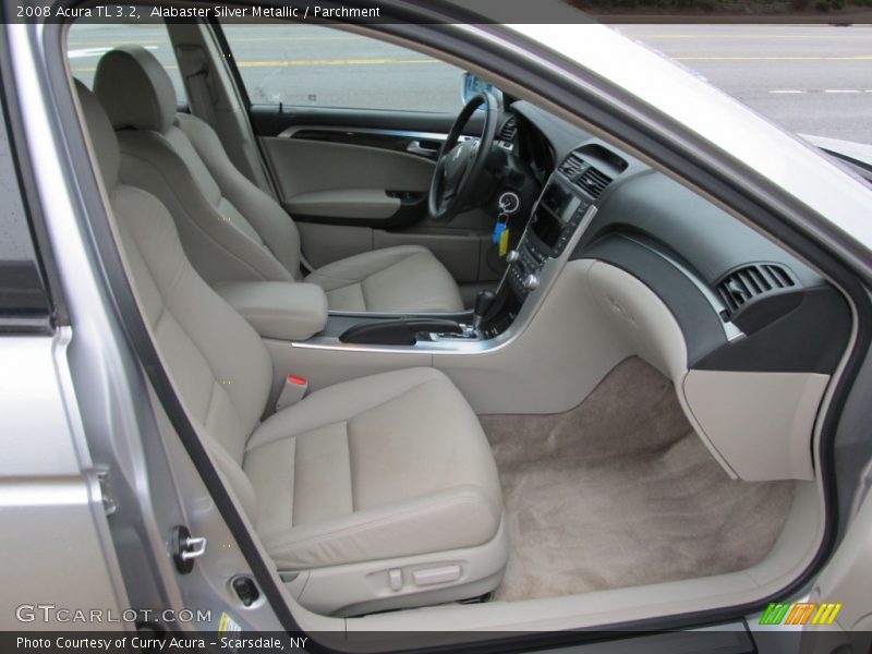 Alabaster Silver Metallic / Parchment 2008 Acura TL 3.2