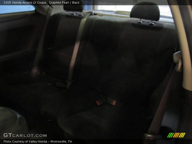 Graphite Pearl / Black 2005 Honda Accord LX Coupe
