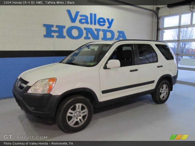 Taffeta White / Black 2004 Honda CR-V EX 4WD