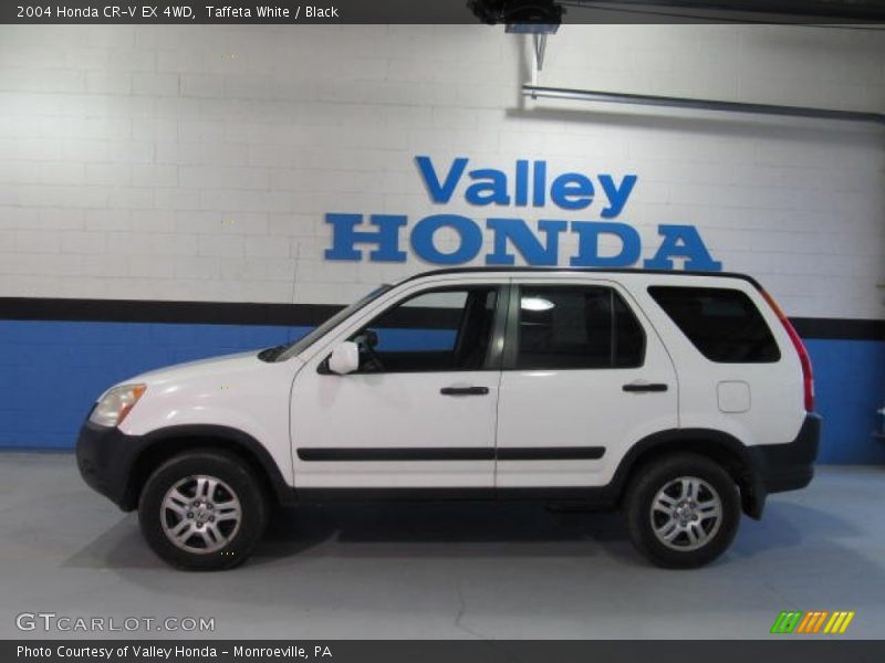 Taffeta White / Black 2004 Honda CR-V EX 4WD