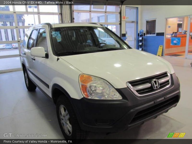 Taffeta White / Black 2004 Honda CR-V EX 4WD