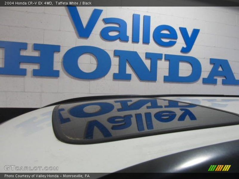 Taffeta White / Black 2004 Honda CR-V EX 4WD