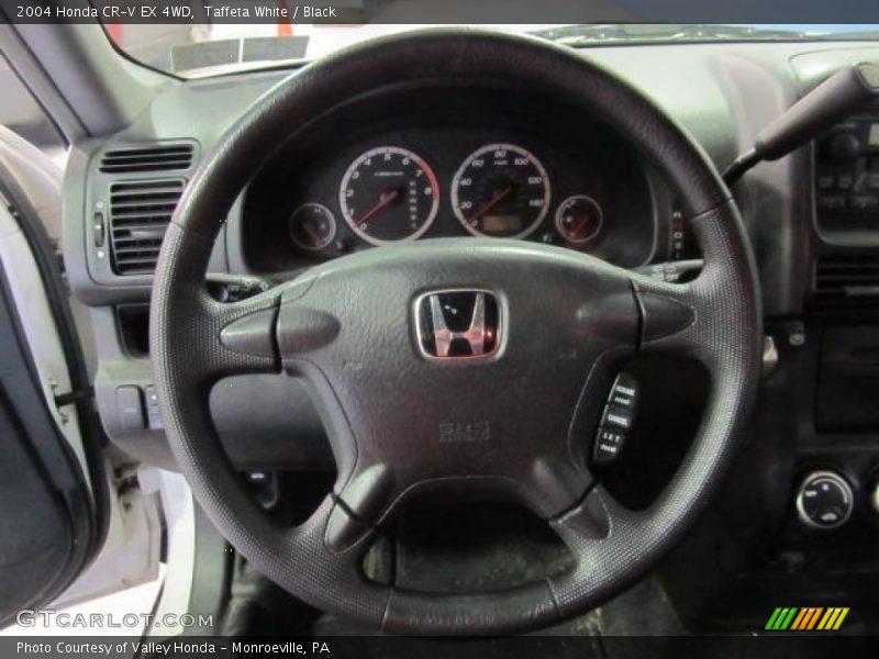 Taffeta White / Black 2004 Honda CR-V EX 4WD