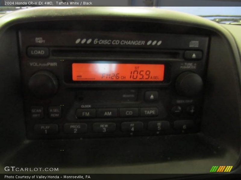 Taffeta White / Black 2004 Honda CR-V EX 4WD