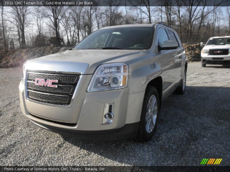 Gold Mist Metallic / Jet Black 2012 GMC Terrain SLE