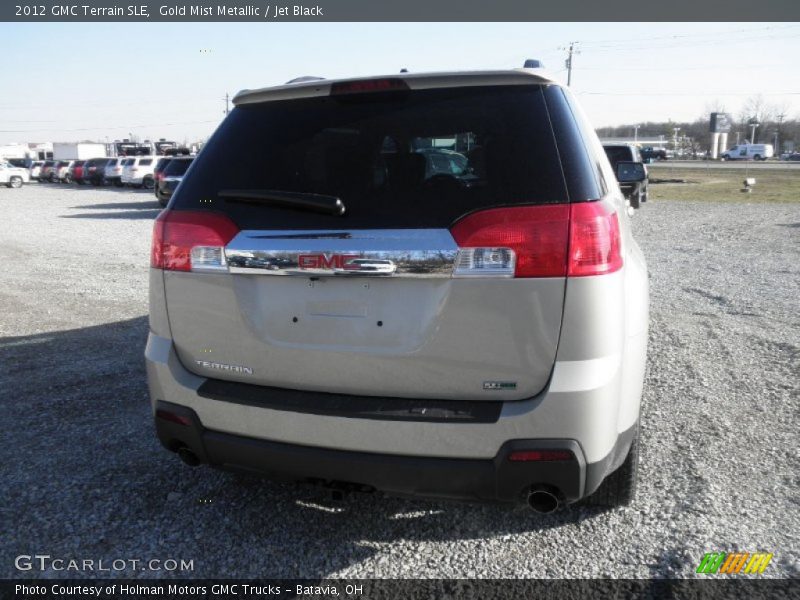 Gold Mist Metallic / Jet Black 2012 GMC Terrain SLE