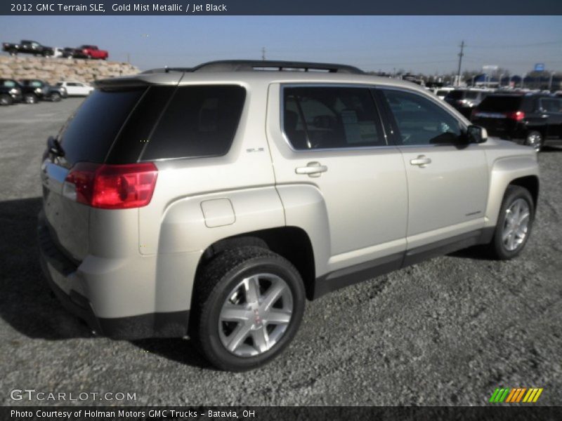 Gold Mist Metallic / Jet Black 2012 GMC Terrain SLE