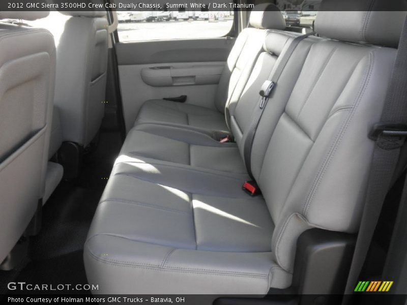 Summit White / Dark Titanium 2012 GMC Sierra 3500HD Crew Cab Dually Chassis