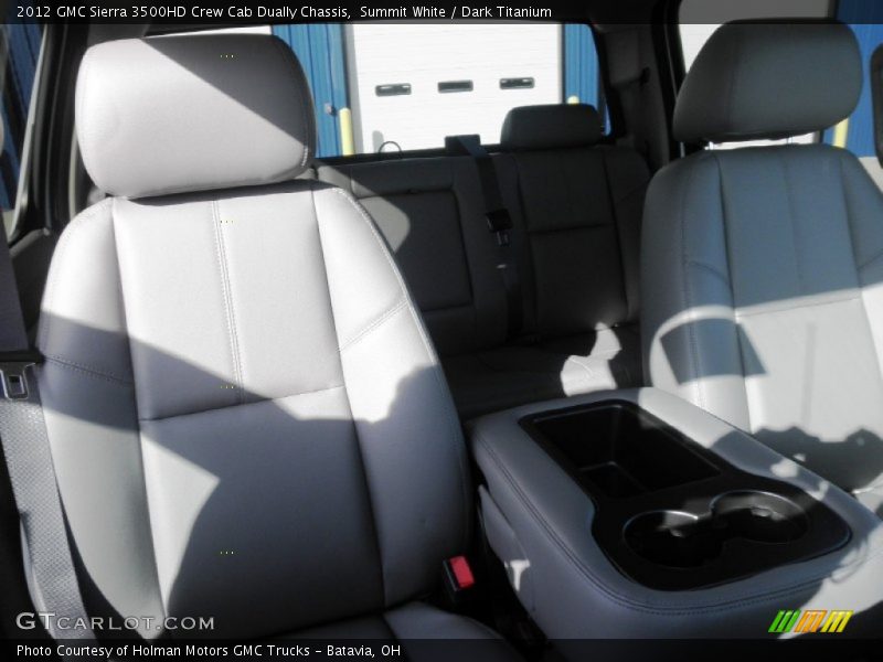 Summit White / Dark Titanium 2012 GMC Sierra 3500HD Crew Cab Dually Chassis