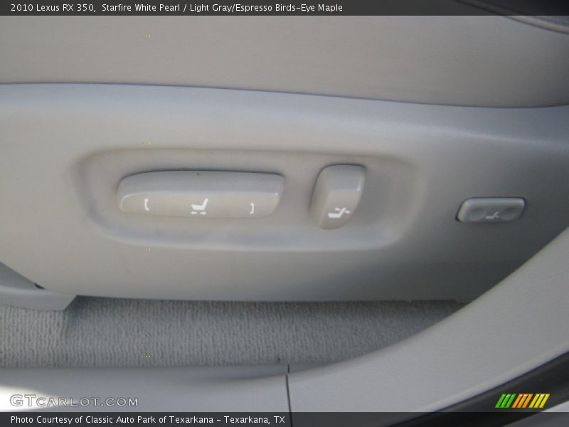 Starfire White Pearl / Light Gray/Espresso Birds-Eye Maple 2010 Lexus RX 350