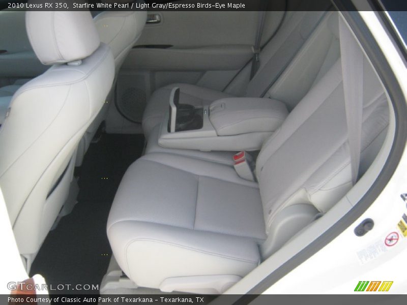 Starfire White Pearl / Light Gray/Espresso Birds-Eye Maple 2010 Lexus RX 350