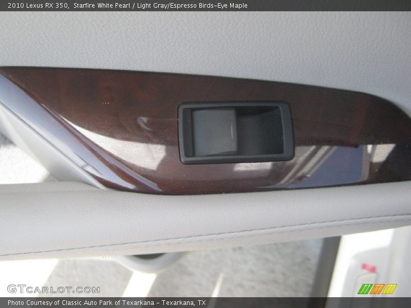 Starfire White Pearl / Light Gray/Espresso Birds-Eye Maple 2010 Lexus RX 350