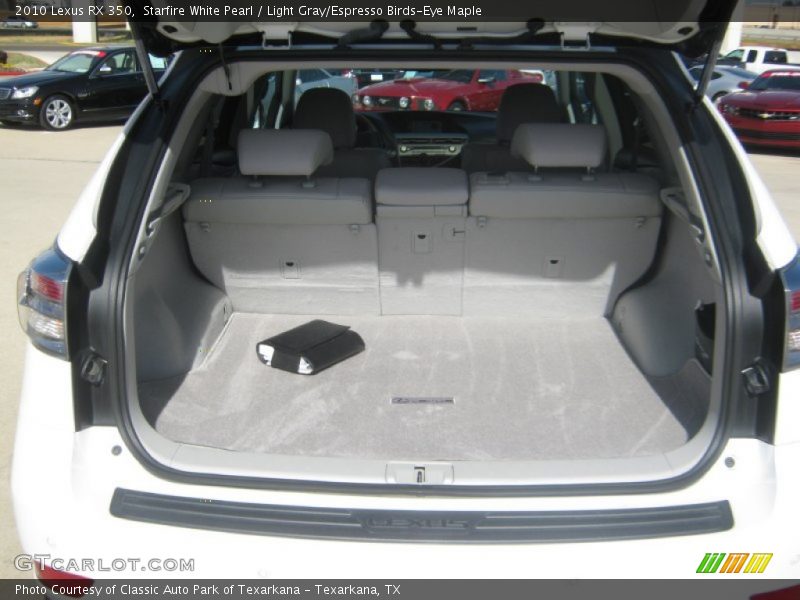 Starfire White Pearl / Light Gray/Espresso Birds-Eye Maple 2010 Lexus RX 350