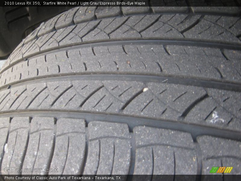 Starfire White Pearl / Light Gray/Espresso Birds-Eye Maple 2010 Lexus RX 350