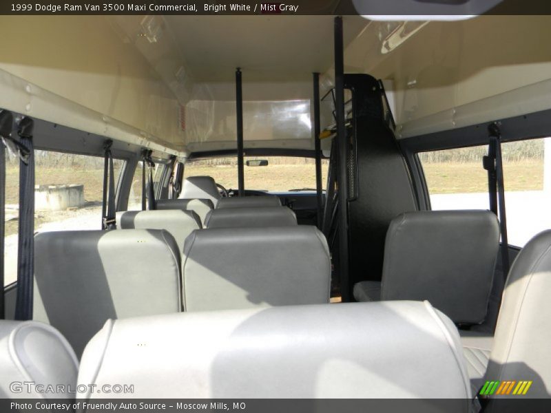Bright White / Mist Gray 1999 Dodge Ram Van 3500 Maxi Commercial