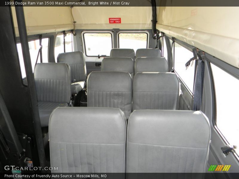 Bright White / Mist Gray 1999 Dodge Ram Van 3500 Maxi Commercial
