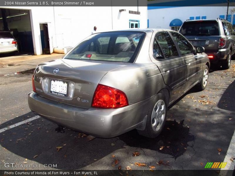 Bronze Shimmer / Taupe 2004 Nissan Sentra 1.8 S