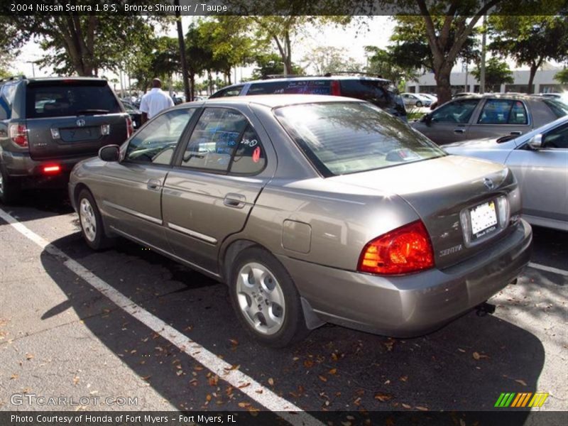 Bronze Shimmer / Taupe 2004 Nissan Sentra 1.8 S
