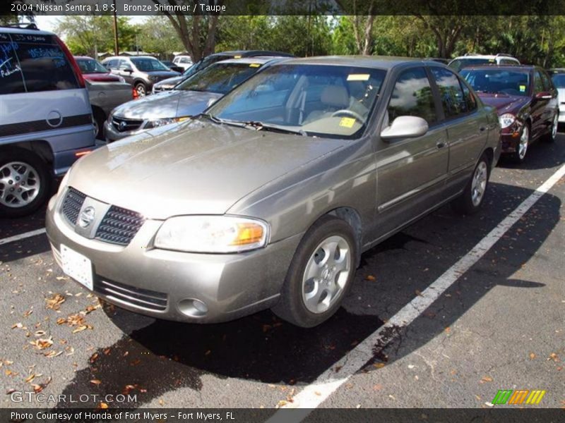 Bronze Shimmer / Taupe 2004 Nissan Sentra 1.8 S