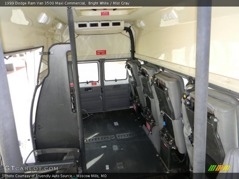 Bright White / Mist Gray 1999 Dodge Ram Van 3500 Maxi Commercial