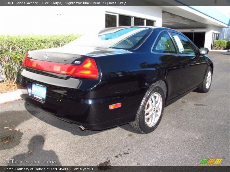 Nighthawk Black Pearl / Quartz Gray 2001 Honda Accord EX V6 Coupe