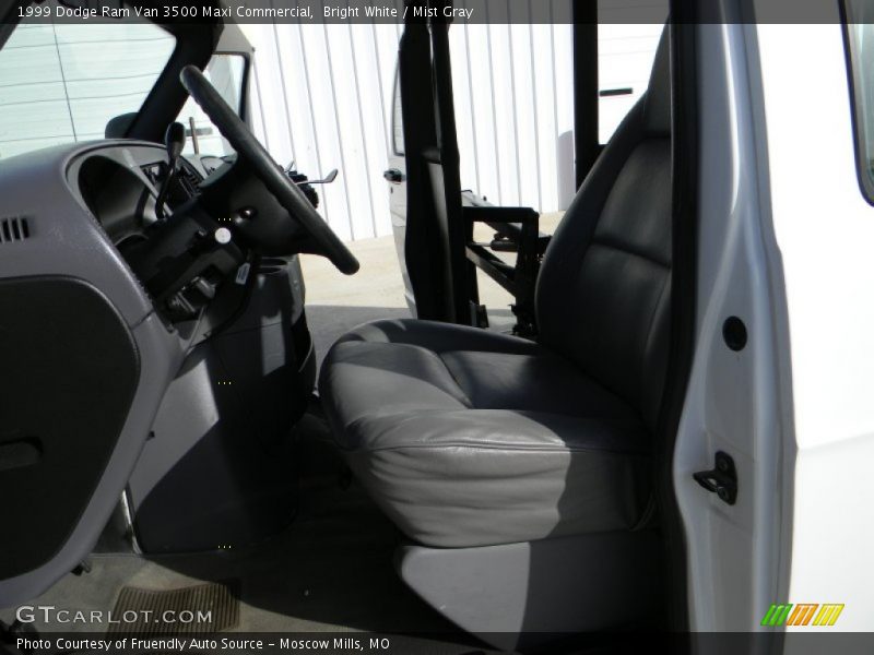 Bright White / Mist Gray 1999 Dodge Ram Van 3500 Maxi Commercial