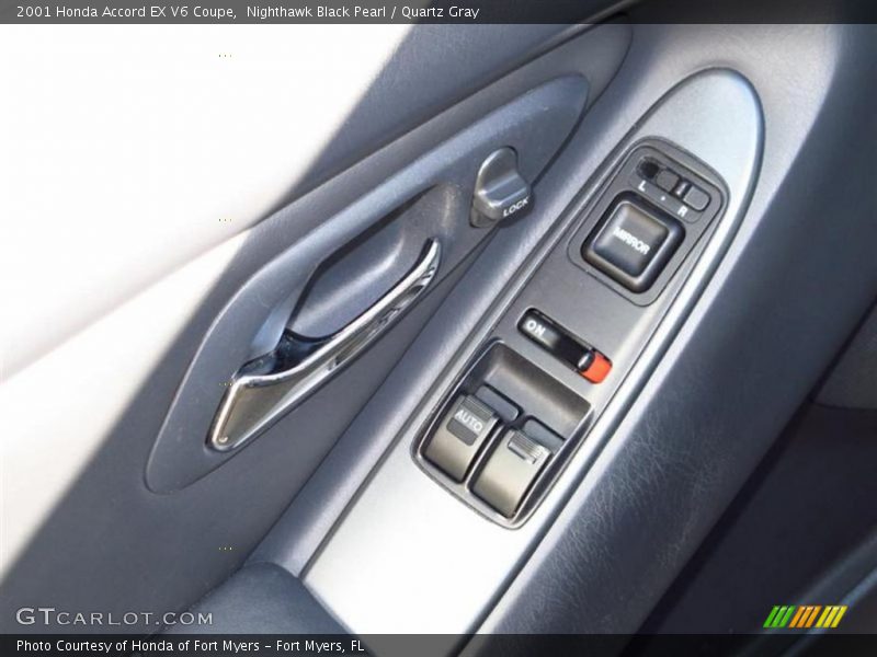 Nighthawk Black Pearl / Quartz Gray 2001 Honda Accord EX V6 Coupe