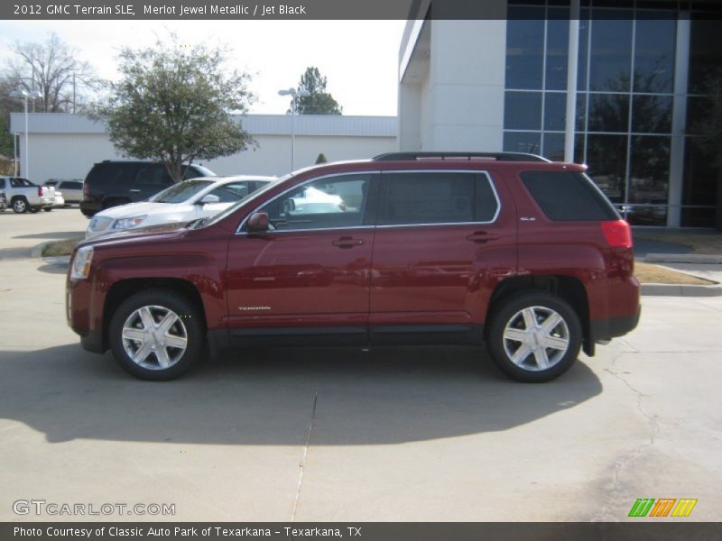 Merlot Jewel Metallic / Jet Black 2012 GMC Terrain SLE
