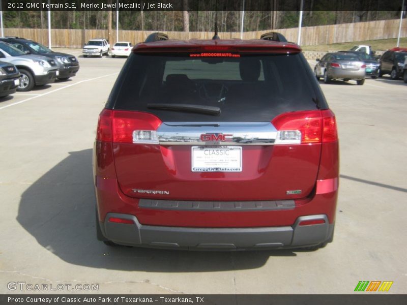 Merlot Jewel Metallic / Jet Black 2012 GMC Terrain SLE