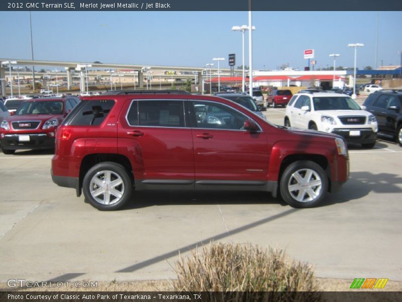 Merlot Jewel Metallic / Jet Black 2012 GMC Terrain SLE