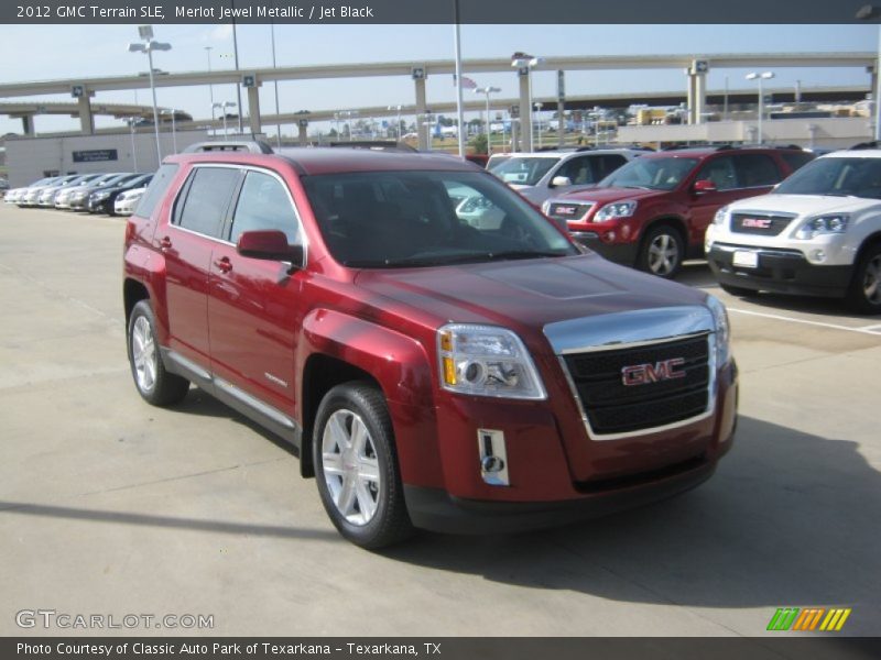 Merlot Jewel Metallic / Jet Black 2012 GMC Terrain SLE