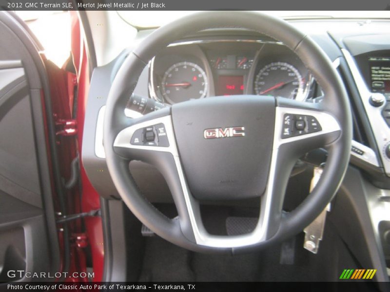 Merlot Jewel Metallic / Jet Black 2012 GMC Terrain SLE