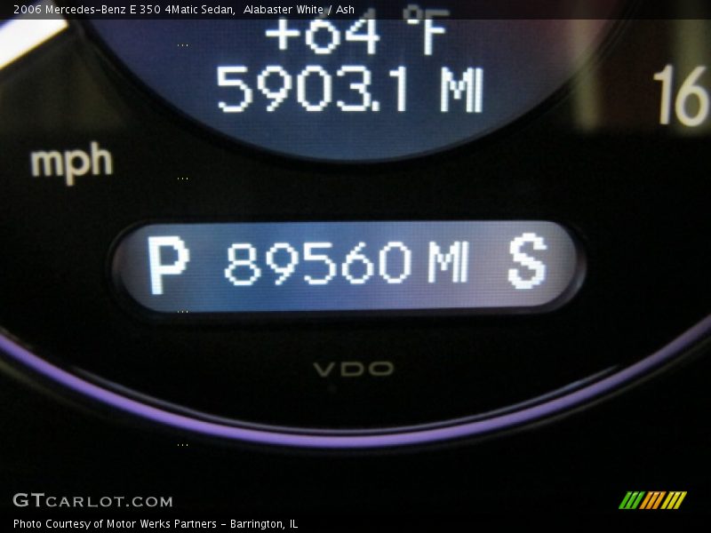 Alabaster White / Ash 2006 Mercedes-Benz E 350 4Matic Sedan