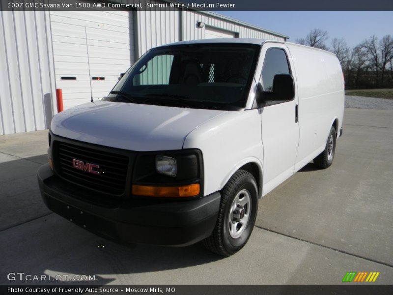 Summit White / Medium Pewter 2007 GMC Savana Van 1500 AWD Commercial