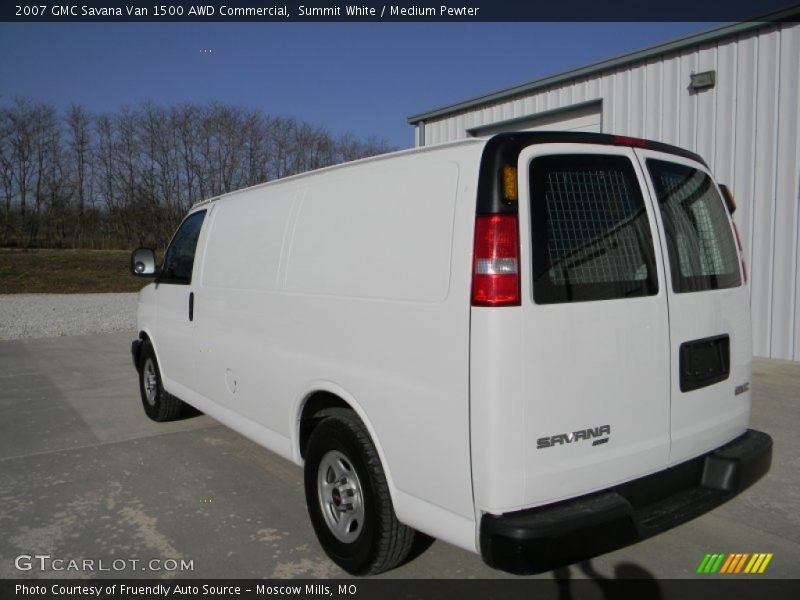 Summit White / Medium Pewter 2007 GMC Savana Van 1500 AWD Commercial