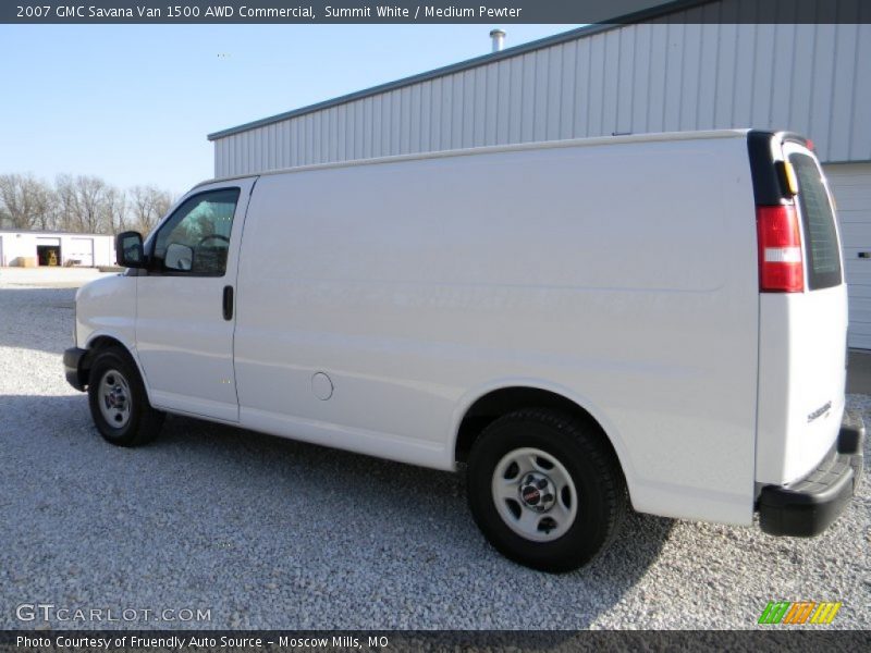 Summit White / Medium Pewter 2007 GMC Savana Van 1500 AWD Commercial