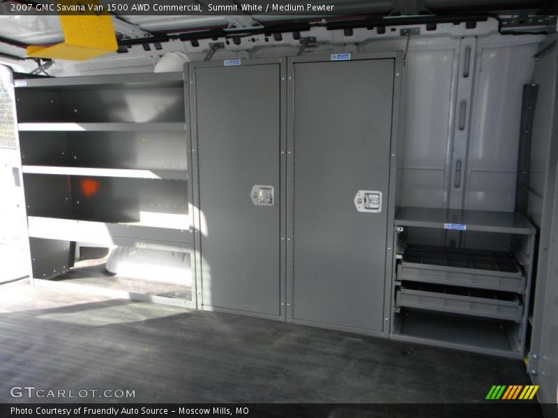  2007 Savana Van 1500 AWD Commercial Medium Pewter Interior