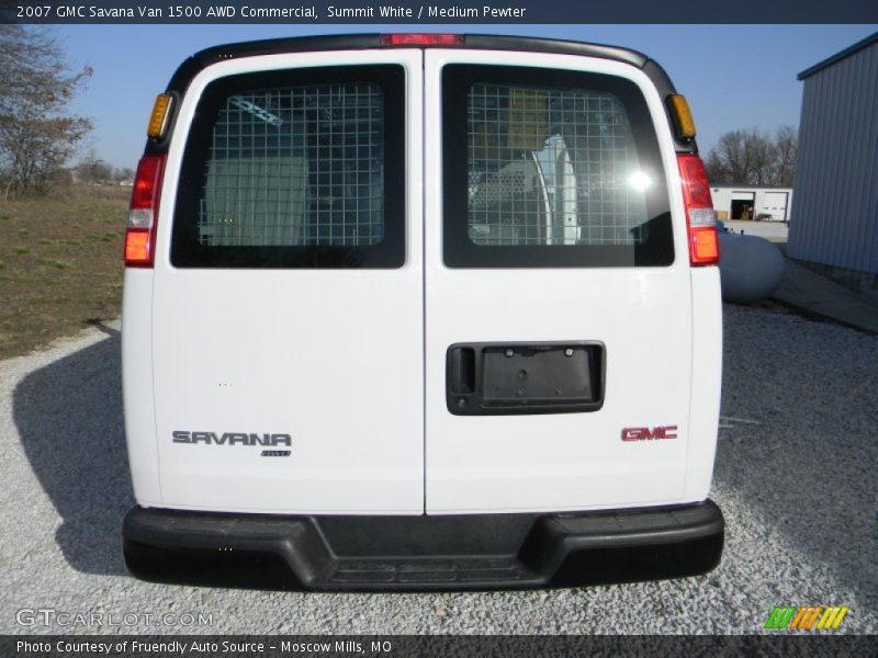 Summit White / Medium Pewter 2007 GMC Savana Van 1500 AWD Commercial