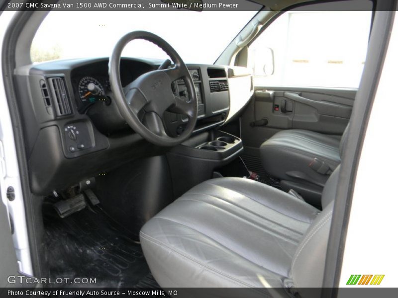  2007 Savana Van 1500 AWD Commercial Medium Pewter Interior