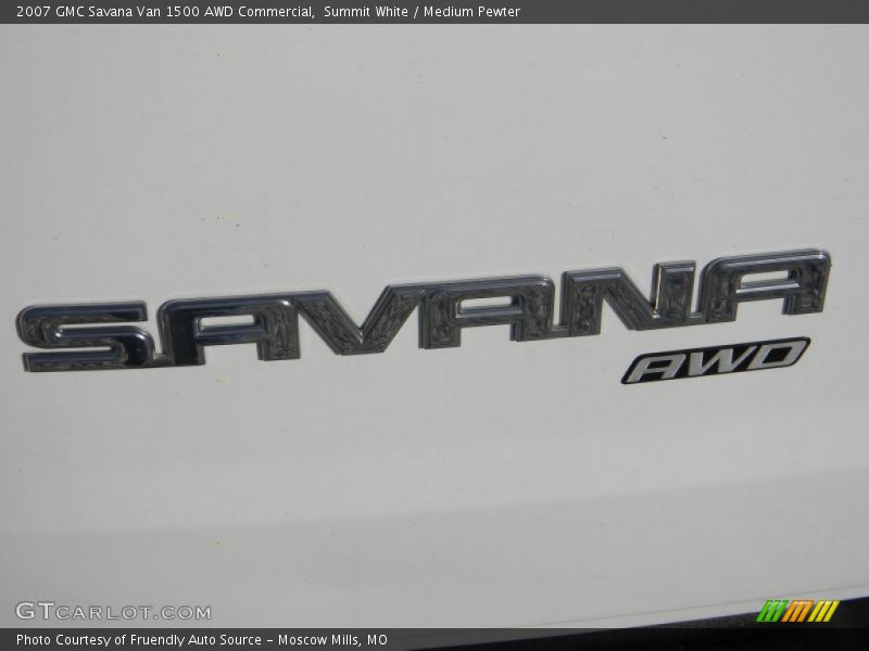  2007 Savana Van 1500 AWD Commercial Logo