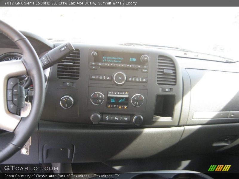 Summit White / Ebony 2012 GMC Sierra 3500HD SLE Crew Cab 4x4 Dually