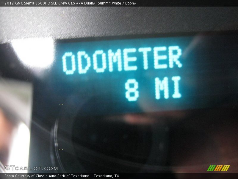 Summit White / Ebony 2012 GMC Sierra 3500HD SLE Crew Cab 4x4 Dually