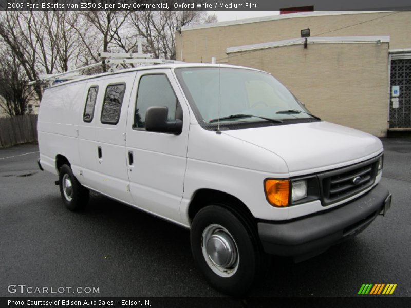 Oxford White / Medium Flint 2005 Ford E Series Van E350 Super Duty Commercial