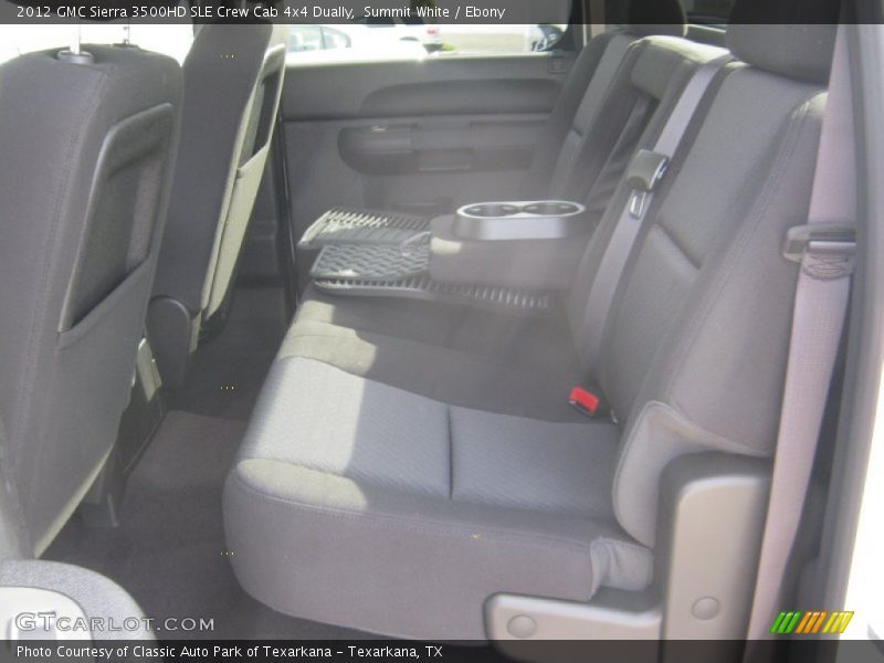Summit White / Ebony 2012 GMC Sierra 3500HD SLE Crew Cab 4x4 Dually